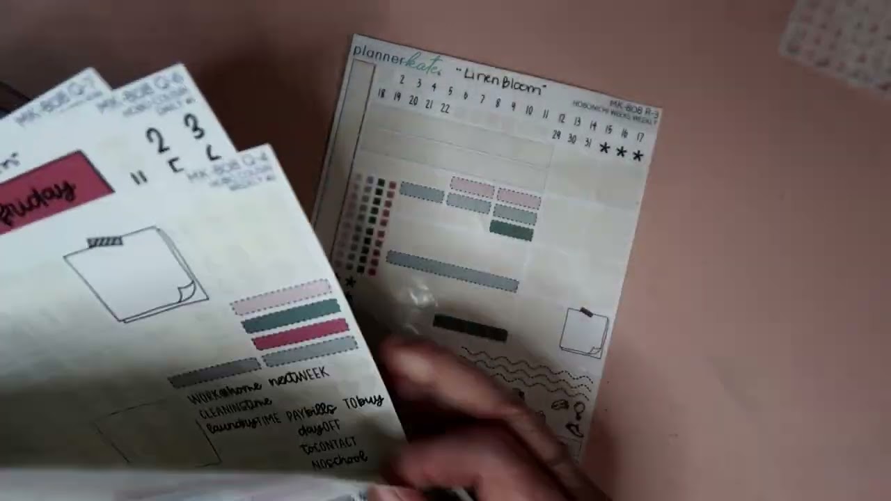 Hobonichi Cousin PWM ~ February 23 - March 1 ~ Planner Kate Kit 808 