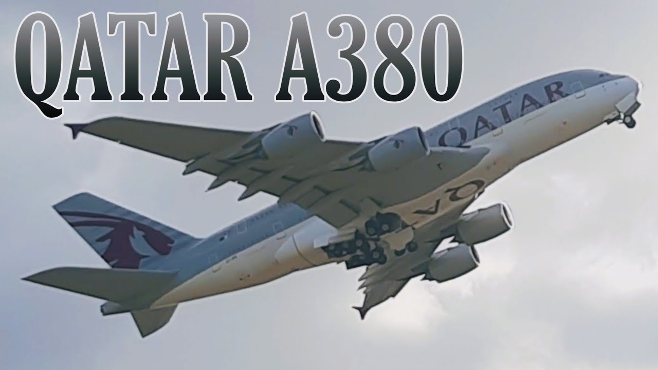 Qatar A380 Landing and Departing at London Heathrow! - 21/02/22