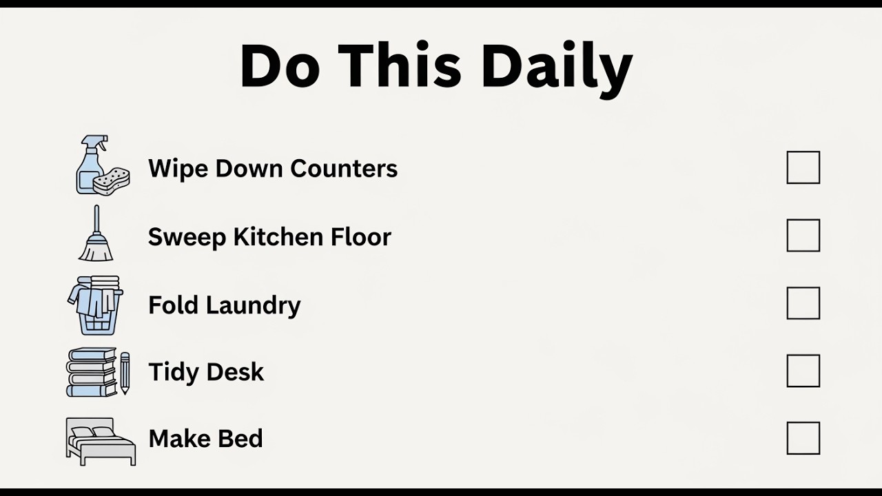 Daily Habits That Keep Your Home Always Clean and Organized