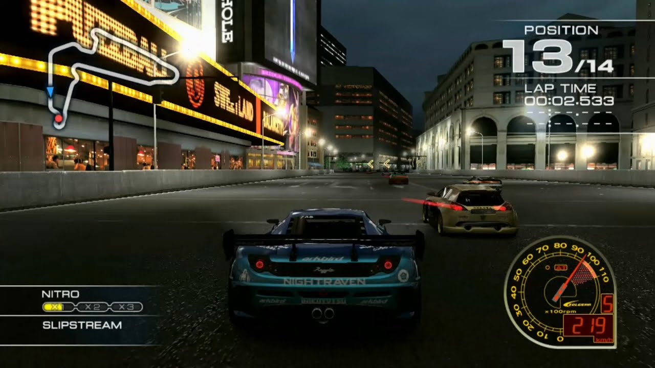 Ridge Racer 7 Maker's Trial DRAGON SABER with Raggio at Rave City Riverfront R [Control view]