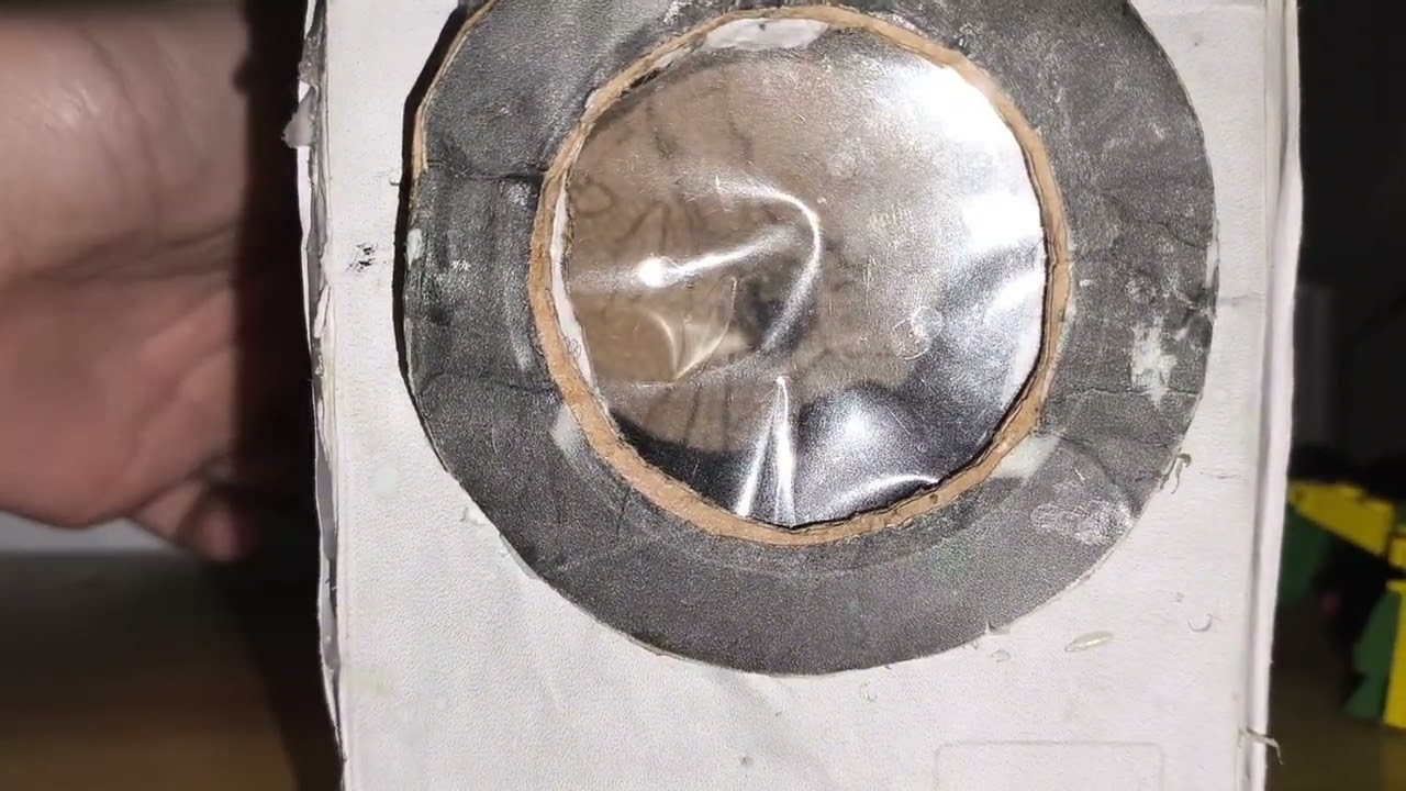 cardboard samsung washing machine test (unbalanced spin)