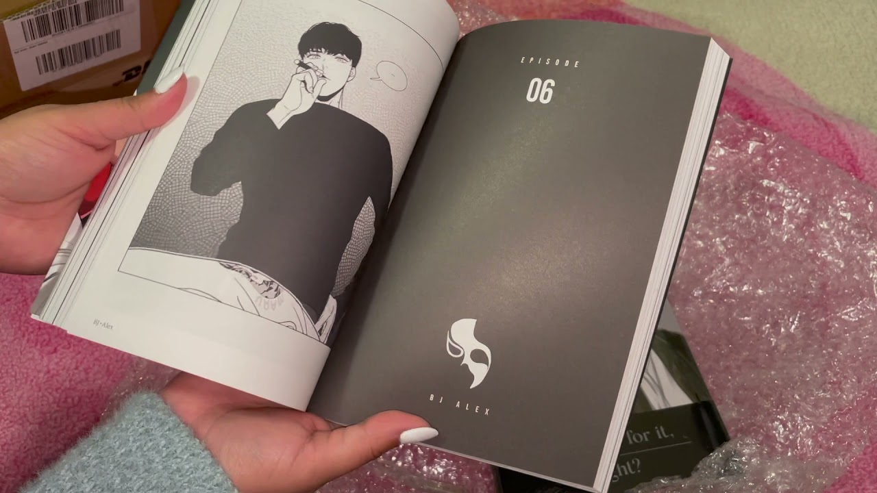 BJ Alex manhwa unboxing! | Tomos 1 & 2 en inglés / Eng Vols. | Manhwa Yaoi