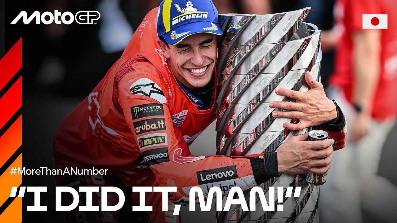 Marc Marquez's RAW emotions after becoming 2025 MotoGP World Champion 🥹👑