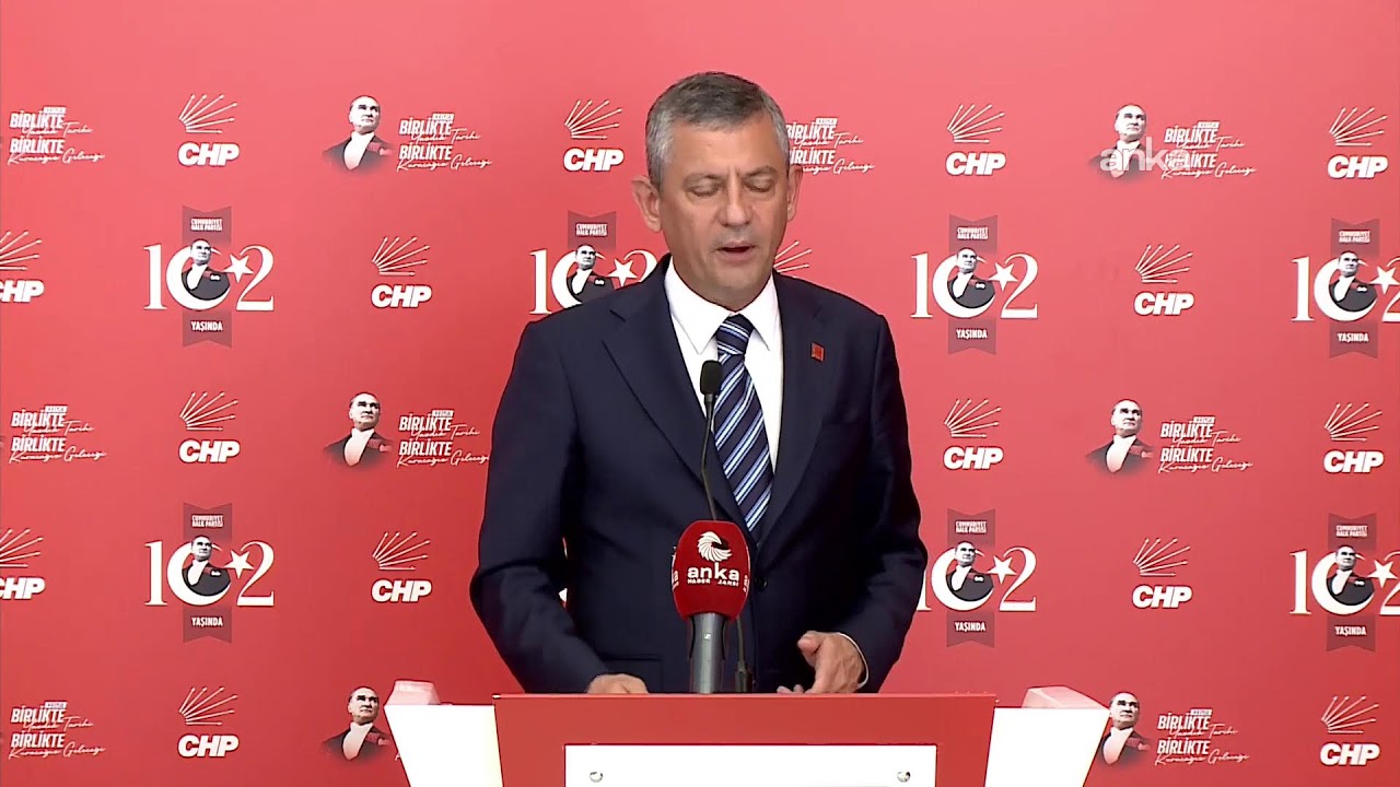 Özgür Özel ve Müsavat Dervişoğlu Ankara'da açıklama yaptı