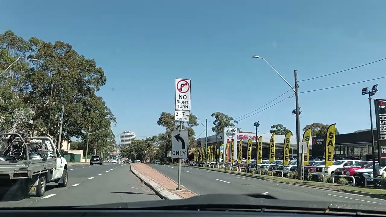 🚗 Поездка на автомобиле из Уэтерилл-Парка в Блэктаун