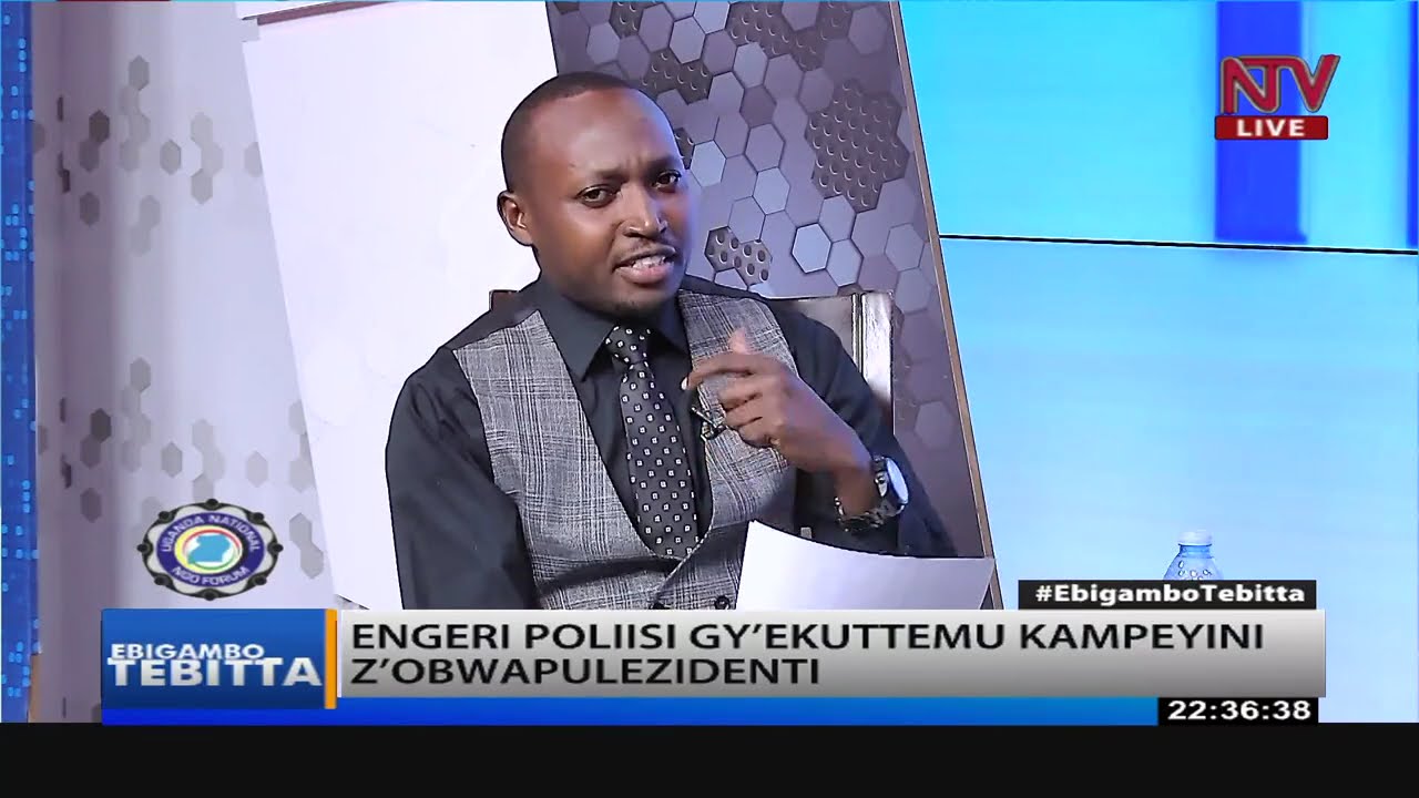 #EbigamboTebitta: Engeri poliisi gy'ekuttemu kampeyini z'obwapulezidenti