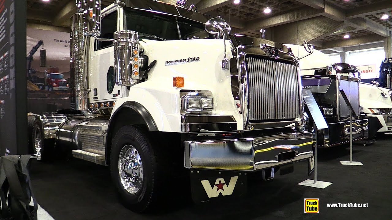 2019 Western Star 4900 SB tractor with Detroit DD16 530hp Engine - Walkaround - 2019 Expocam