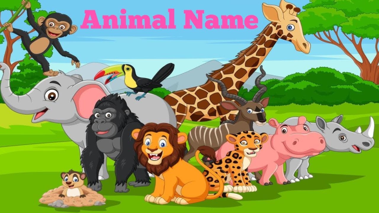 Animal Name For Kids || Animal Name in English Animal A to Z   Video || #education #animals #forest