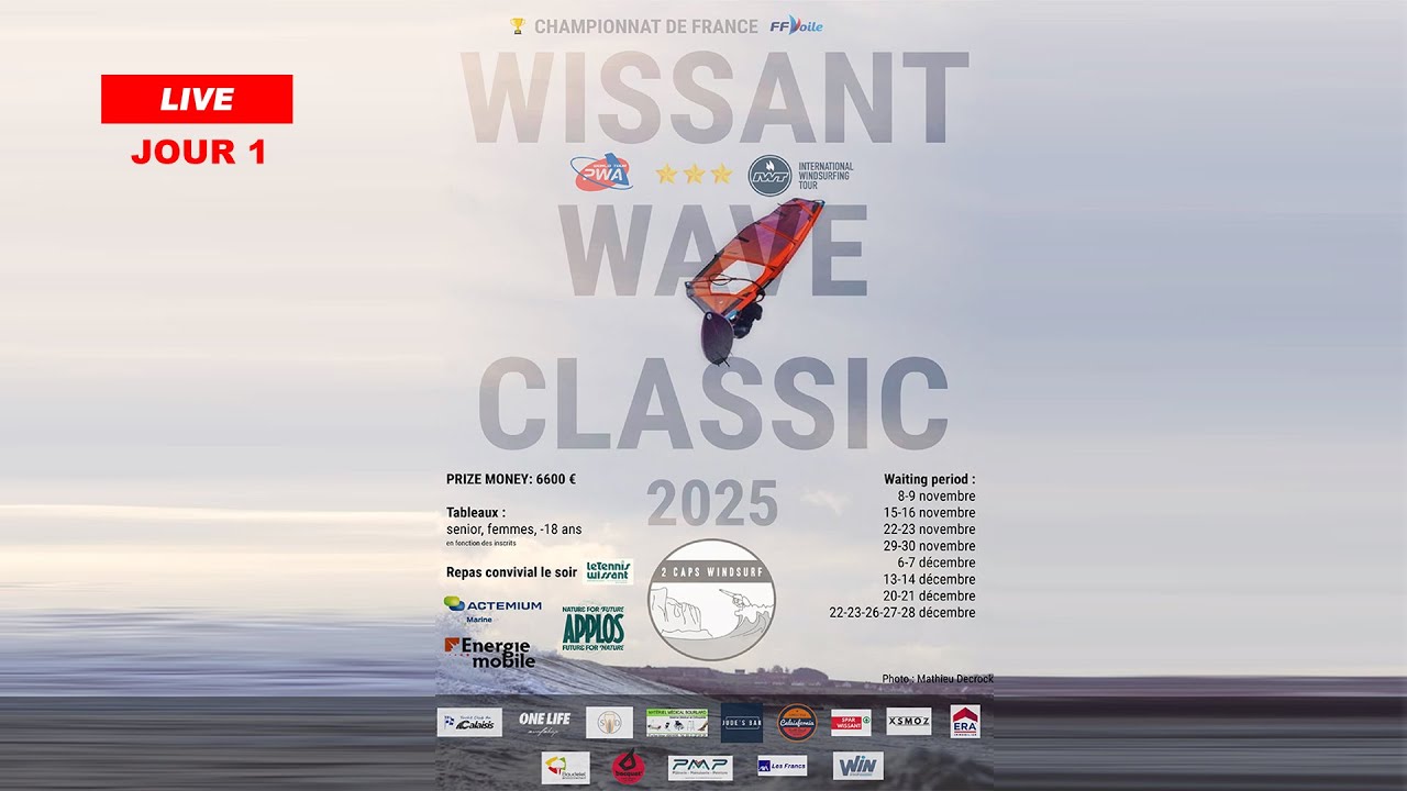 Live Wissant Wave Classic 2025 - Jour 1