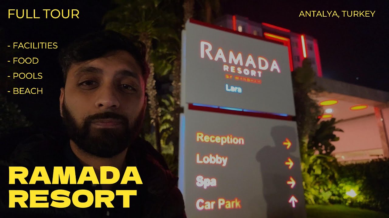 Full Hotel Tour in Ramada Resort Antalya