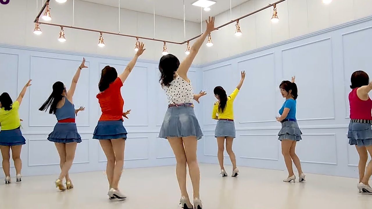 Abba-Dancing Queen Samba Line Dance 댄싱퀸 라인댄스 Zaldy Lanas Cover