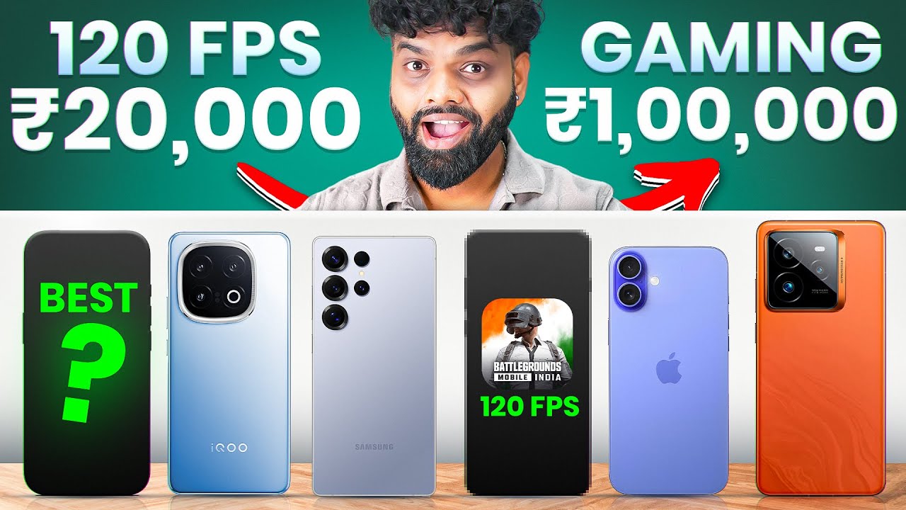 Best Gaming Phones From ₹30K To ₹1Lakh – 90FPS vs 120FPS , Winners & Skips!
