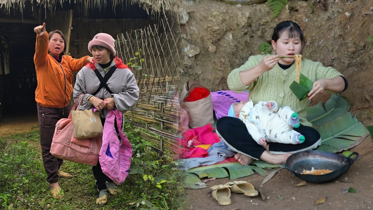 FULLVIDEO: Single mother kicked out by landlord - harvesting green bananas to sell