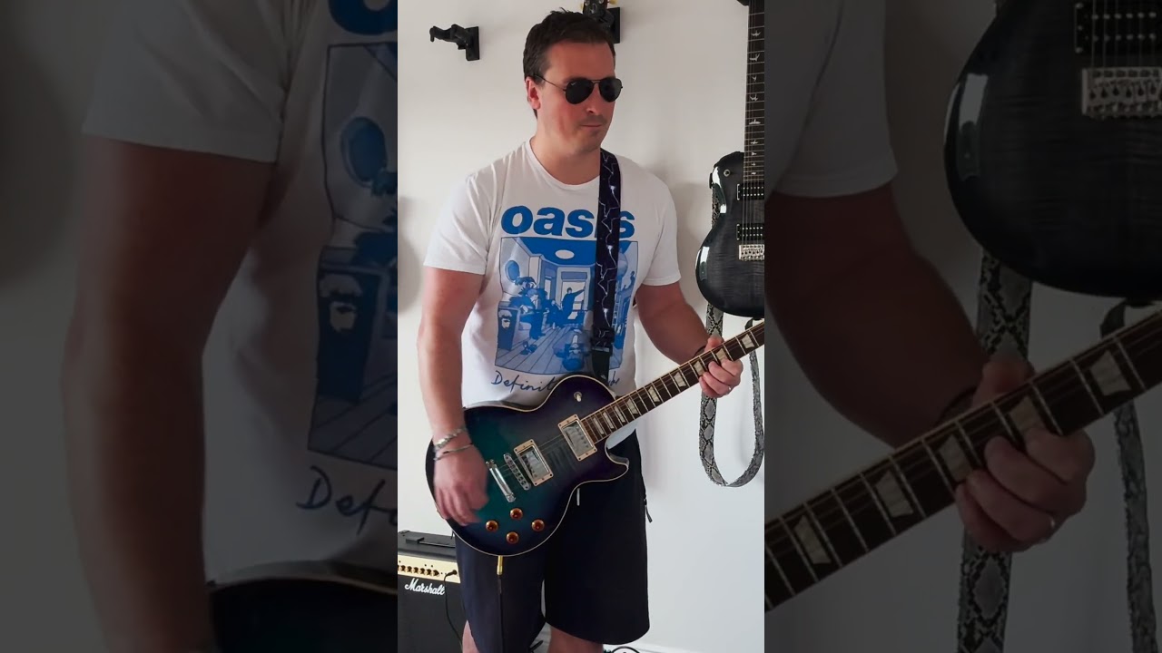 Oasis - Supersonic 🔊 (Verse 2 Noel's Lead | Guitar Cover | Chris Berrow) #oasis
