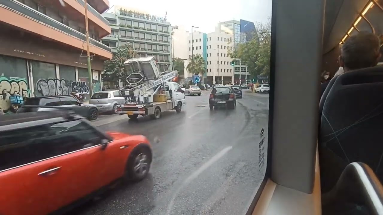 Athens Bus 2024 | Bus Line A5 (Electric Bus) | 150 Subscribers Special Video