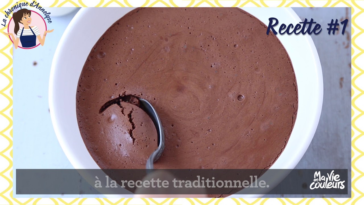 Mousse au chocolat : 2 incroyables secrets d’Annelyse