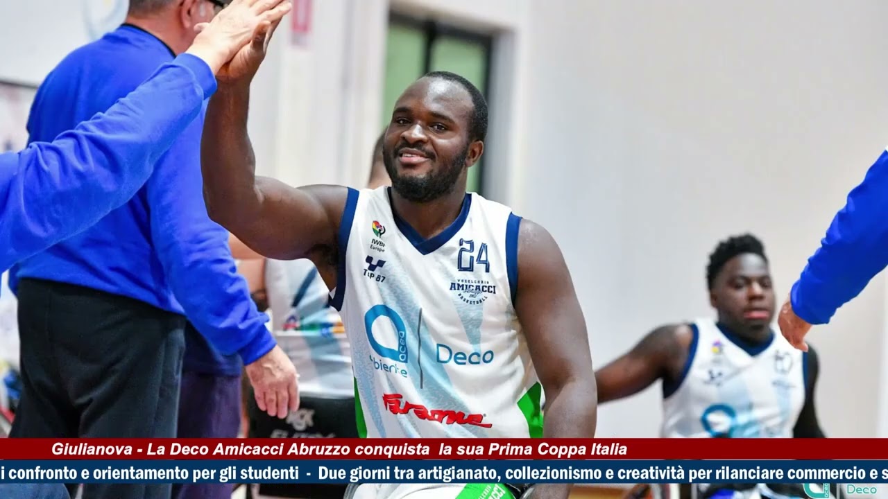 Giulianova - La Deco Amicacci Abruzzo conquista la sua Prima Coppa Italia -TG News Abruzzo 25/02/26