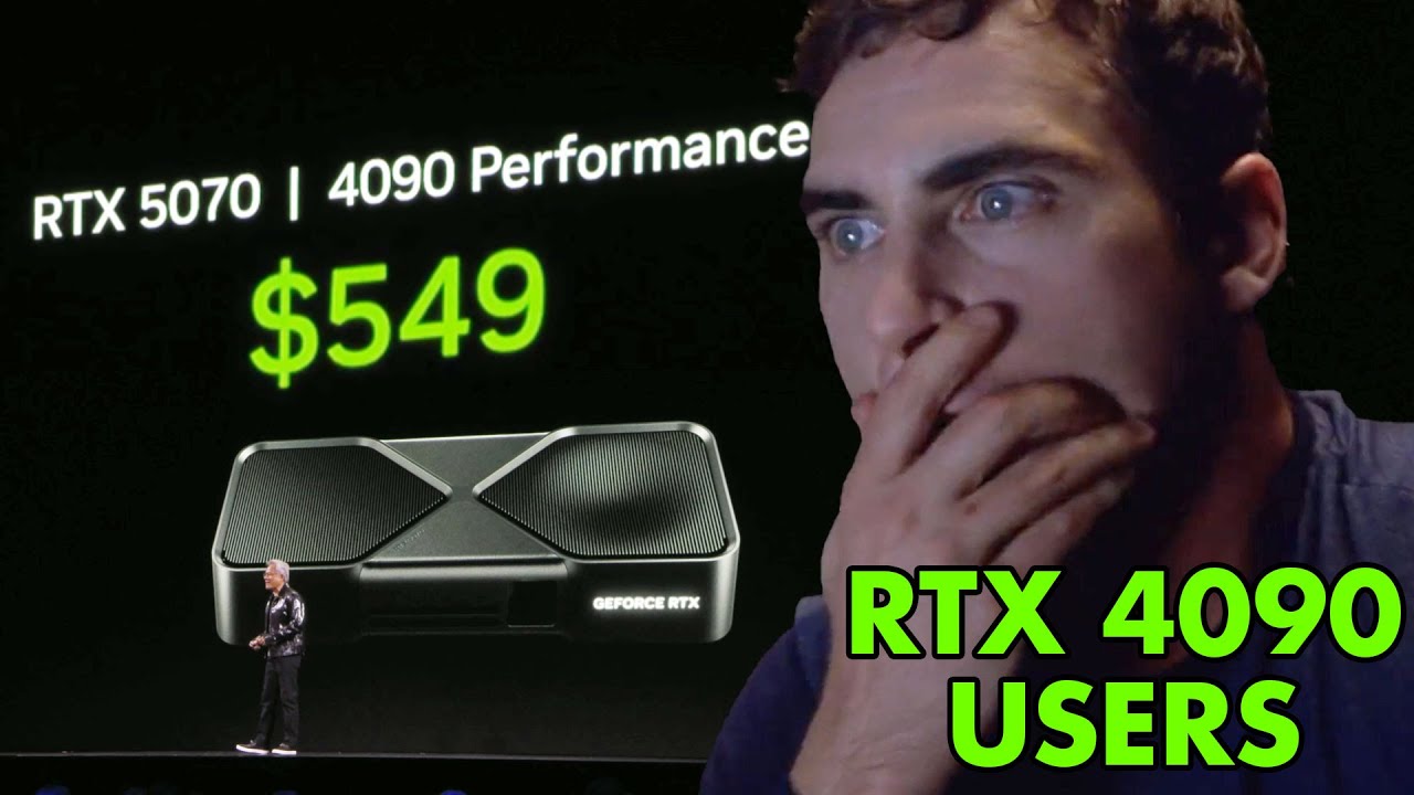 Реакция владельцев RTX 4090 на анонс RTX 5070