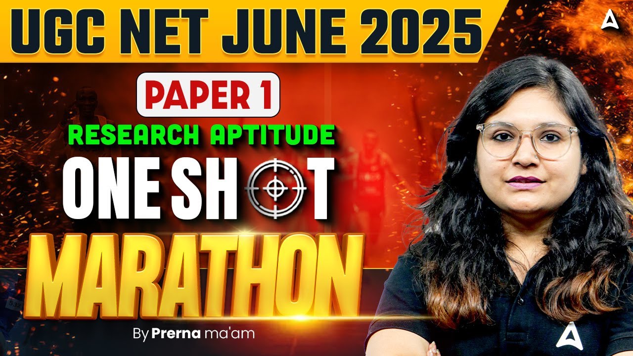 UGC NET Paper 1 Marathon Class | Research Aptitude One shot Marathon By Prerna ma'am