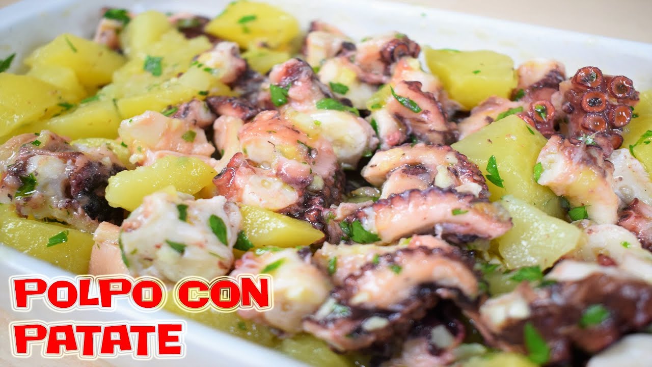 POLPO CON PATATE - Antipasto Sardo , ecco il mio segreto! Idea Natale. #natale