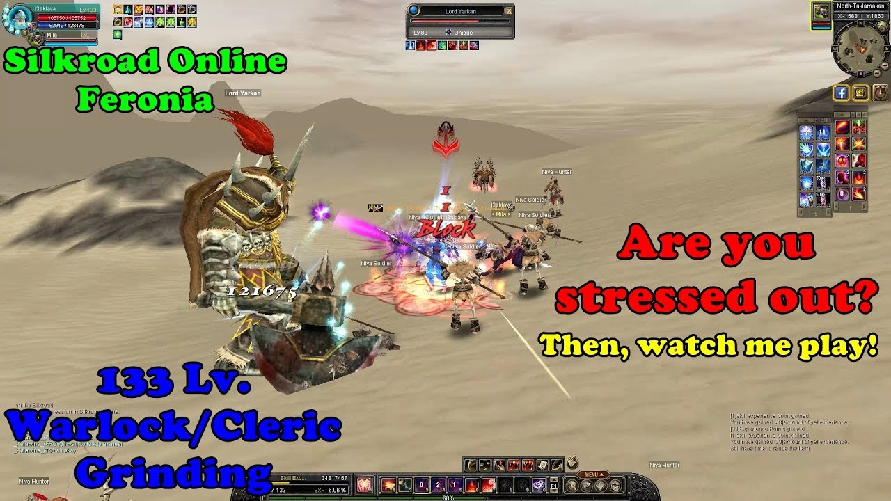 Silkroad Online 2020  - Feronia - 133 Lv. Warlock/Cleric Grinding!