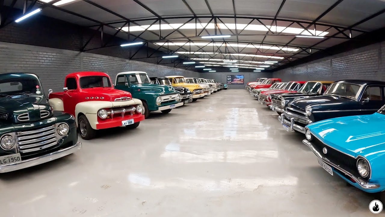 UMA DAS COLEÇÕES MAIS LINDAS DO BRASIL DE CARROS ANTIGOS!!