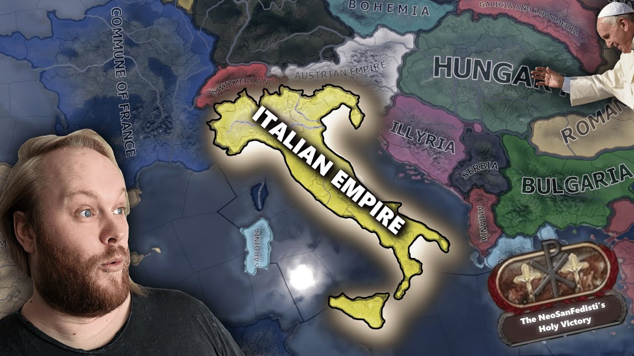 I UNITED ITALY IN THE HOLIEST OF WAYS IN HOI4 KAISERREDUX