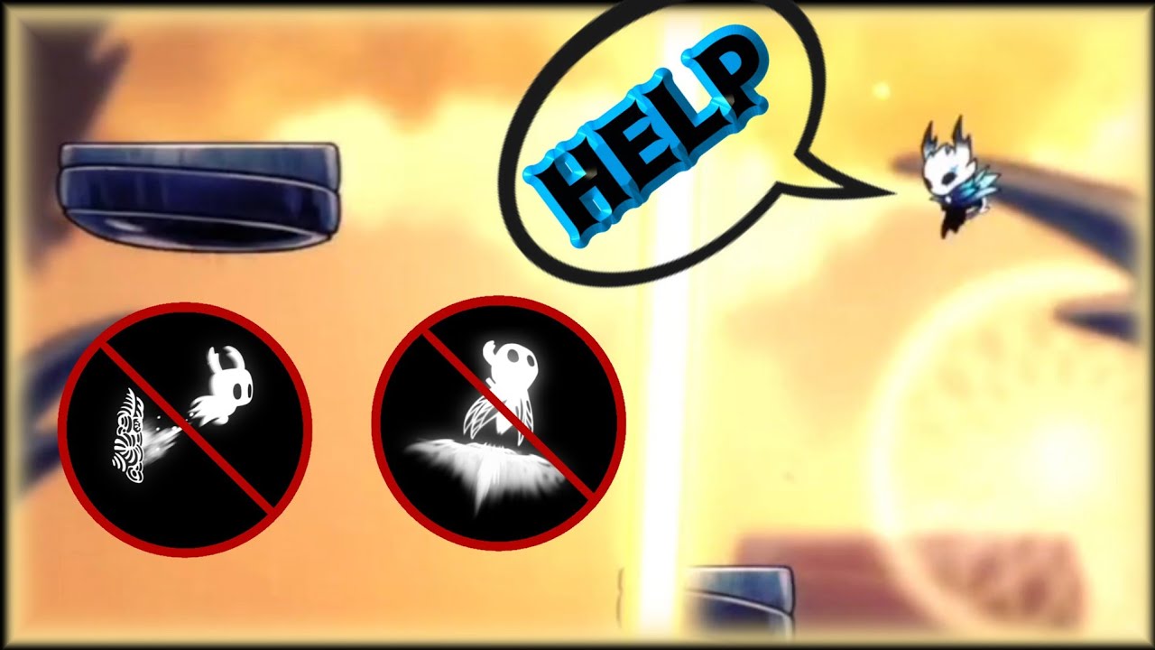 Radiance, but I don't have left claw or wings  - Hollow Knight Randomizer