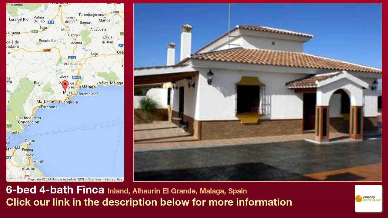 6-bed 4-bath Finca to Rent in Inland, Alhaurin El Grande, Malaga, Spain