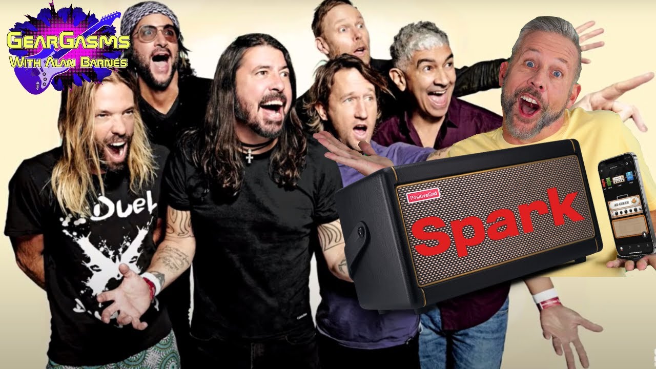 Пожилой мужчина учится играть в Foo Fighters с помощью позитивной энергии!