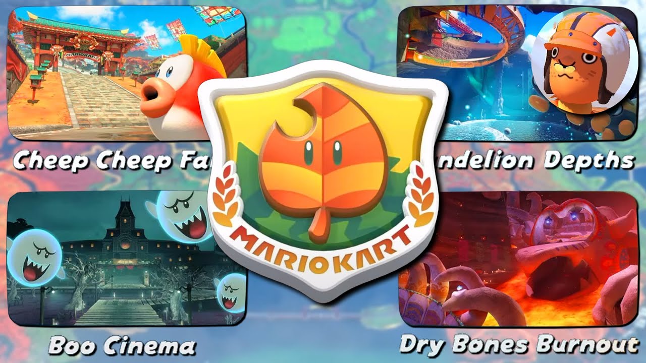Прохождение ВСЕХ трасс в Mario Kart World &mdash; LEAF CUP
