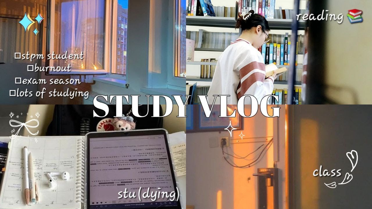 Study vlog: Life as STPM student, exam season, burnout and lots of studying