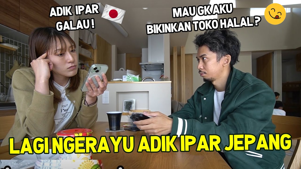 AKU NGERAYU ADIK IPAR JEPANG SUPAYA MAU DI BIKINKAN TOKO HALAL DI SINI ! REAKSINYA BEGINI !