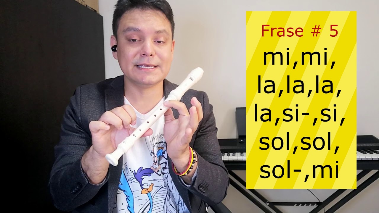 Tutorial Flauta Dulce -La Piragua/Jose Barros/ discapacidad visual