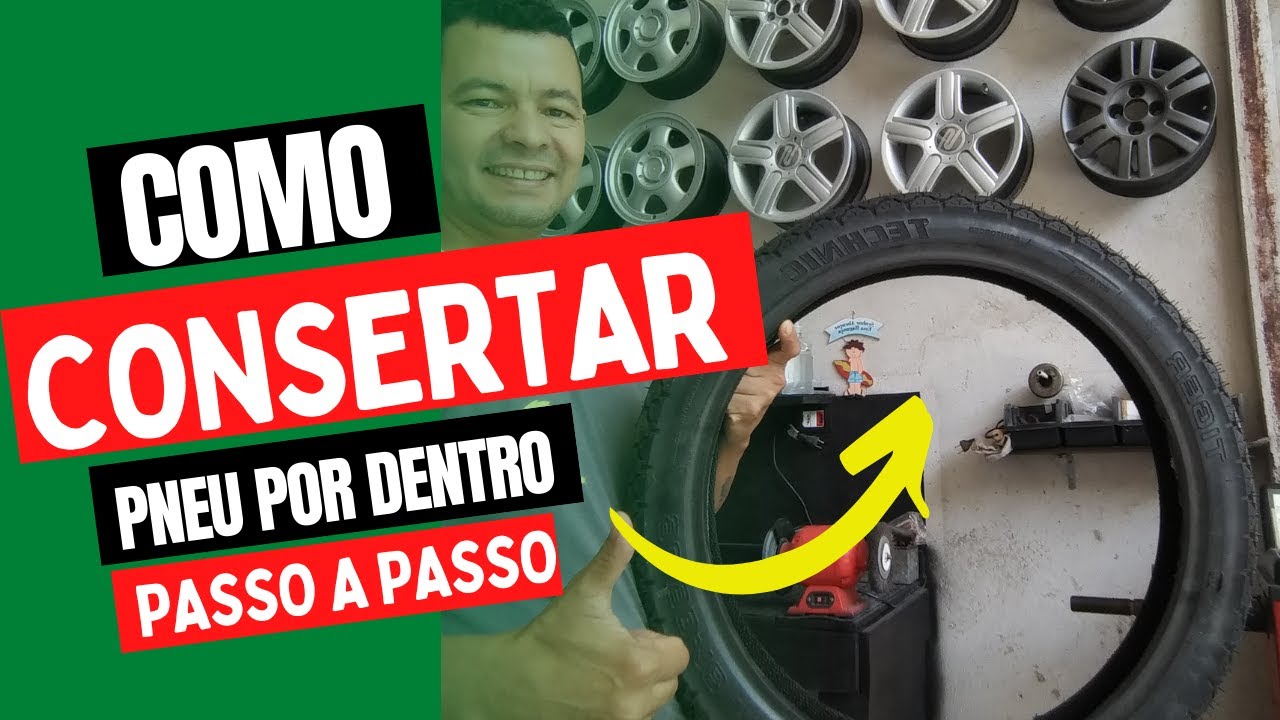 Conserto de pneu a frio interno