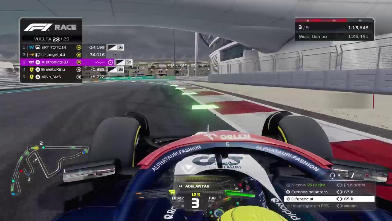 Jugando F1 23 última del campeonato!!!!!