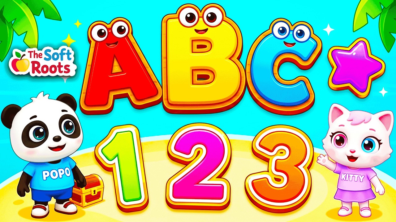 Preschool Learning activities for 3 year olds at home | Learn ABC Phonics Shapes Numbers Colors 🌈