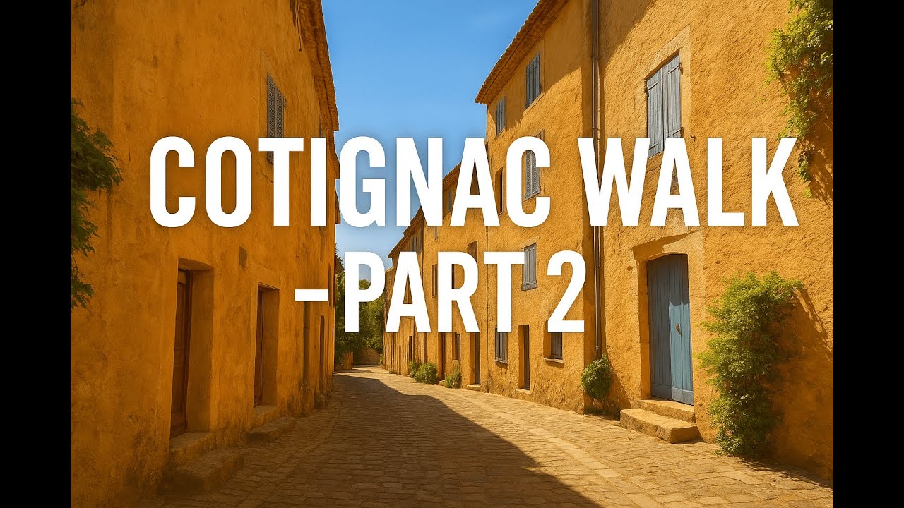 “Walking Tour in Cotignac, Provence 🇫🇷 (Part 2) | Relaxing Walk”