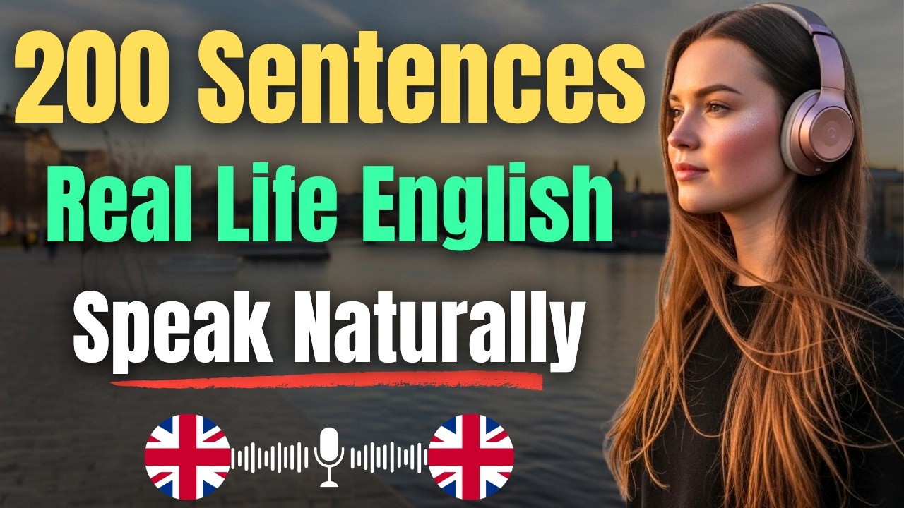 200 Daily English Sentences Podcast | Learn to Speak Naturally Without Translating