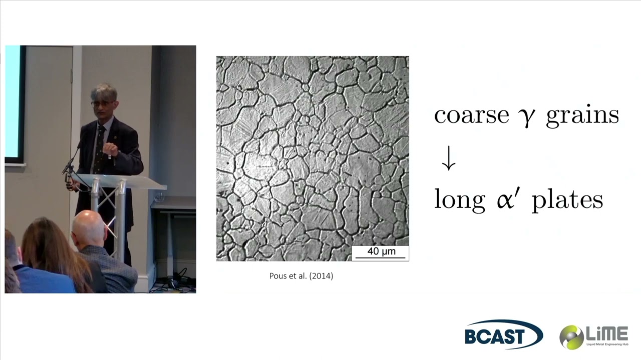 13: LiME Future Metallurgy Forum - Session 6: Prof Sir Harry Bhadeshia