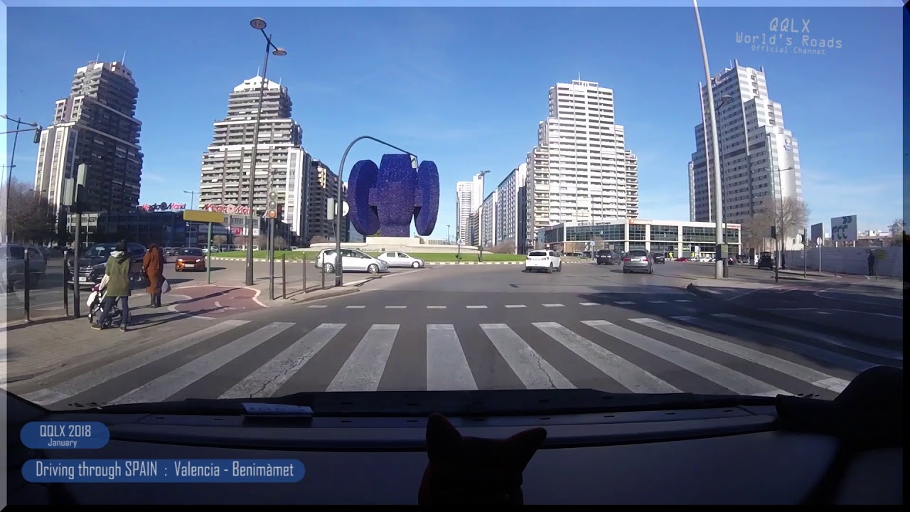 481 - Driving through Spain - Valencia - Benimamet