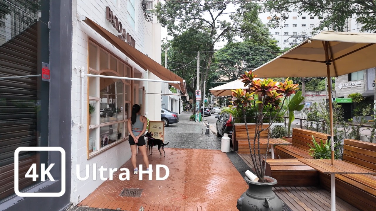 4K UHD | Rua Oscar Freire de Ponta a Ponta | Uma das Ruas Mais Famosas de São Paulo 🇧🇷