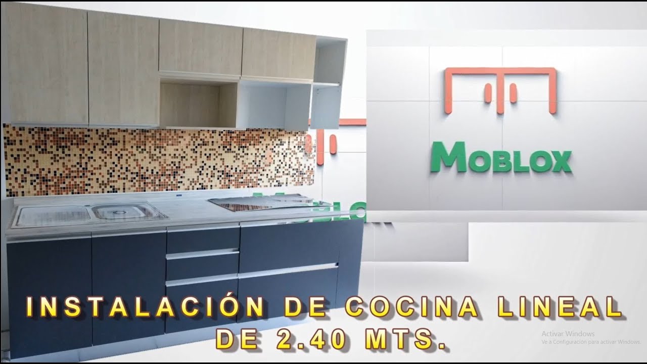 # 118 INSTALACIÓN DE COCINA LINEAL DE 2.40 MTS