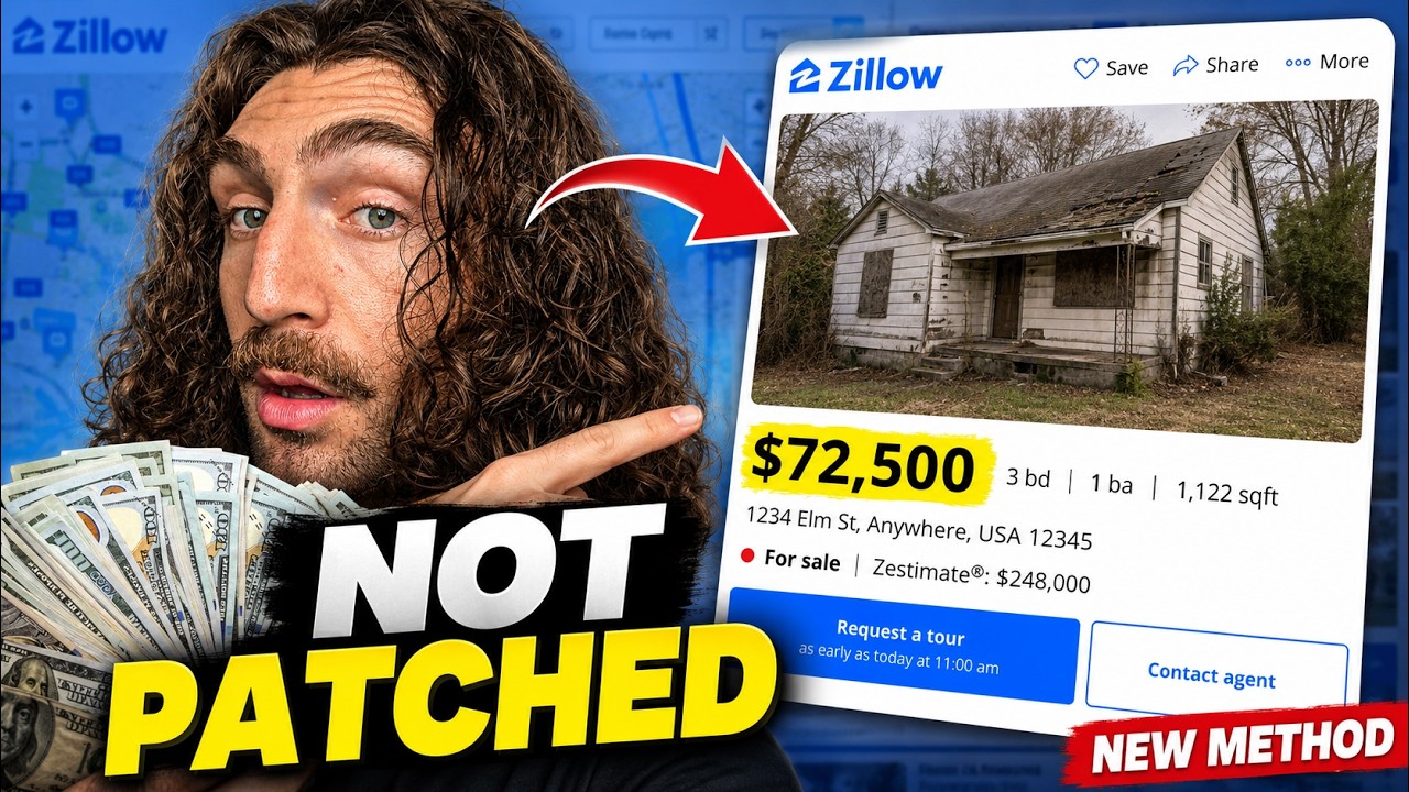 Как зарабатывать $10 000 в месяц на оптовой перепродаже недвижимости через Zillow (НОВЫЙ МЕТОД)