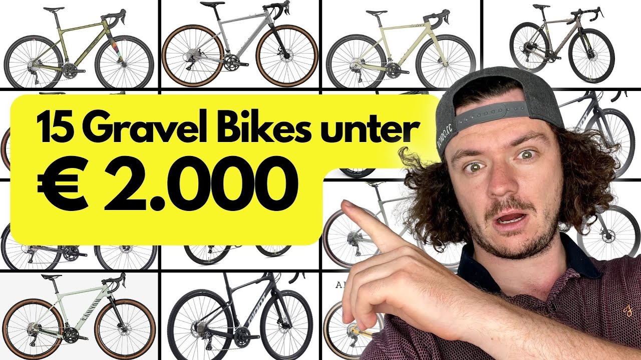 15 GRAVELBIKES unter € 2.000 | Rose, Cube, Cannondale, Canyon, Giant, Focus,...