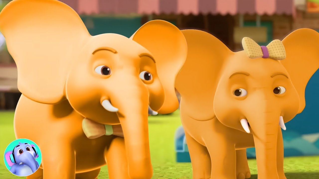 Ek Mota Hathi Sehar Ko Chala, एक मोटा हाथी + Many More Kids Rhymes in Hindi and Elephant Video