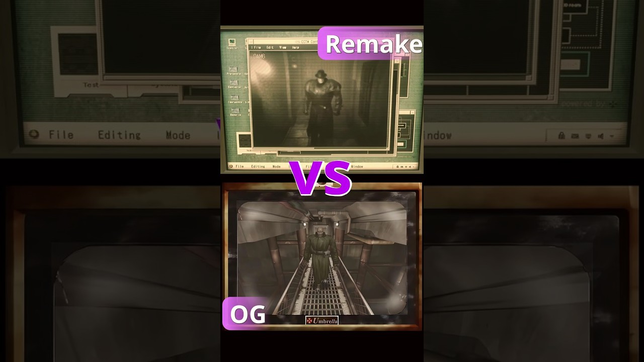 Mr. X Breaks the Fourth Wall &ndash; Then and Now 👊🖥️ | RE2 OG vs Remake