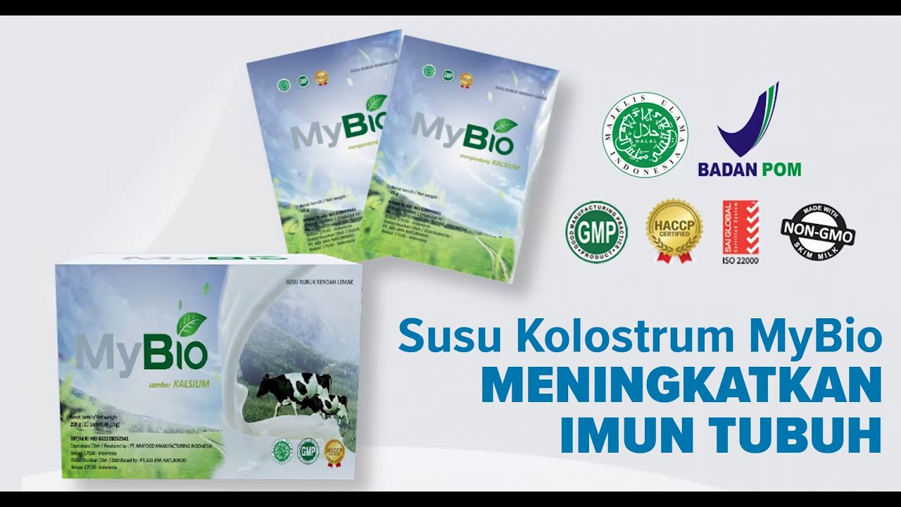 MyBio Susu Kolostrum Tingkatkan Daya Tahan Tubuh