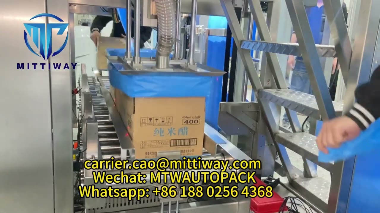Bag Inserter Machine Food Packaging Machine Instant Carton Bag Inserting Machine