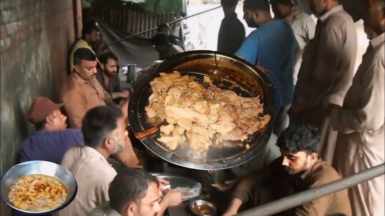 Siri Paye | Bhattu Naan Chanay | Bong Paye | Street Food